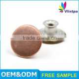 High quality press metal 15mm snap button for jacket