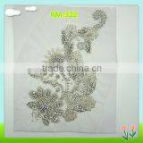 2015 Newest Sew on Tulle Flower Applique With Rhinestone thumbnail-1