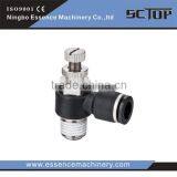 Pneumatic Plastic Control Valve Speed Controller(flow Speed Regulators) SC Series thumbnail-1