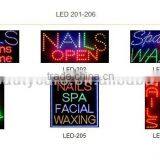 Beautiful Outdoor Led Shop Sign Board Led Nails Open Shop Signage thumbnail-3
