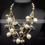 Water Drop Ball Pendant Pearl Necklace Women Necklace Fashion Jewelry 2015 New Design thumbnail-2
