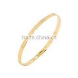 Memories Bangles With Customize Design Word 'LET YOUR LIGHT SHINE' With 4mm/7mm Width thumbnail-3