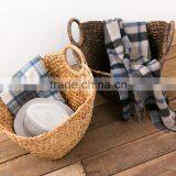 Natural Water Hyacinth Woven Storage Basket With Handles Quality Choice thumbnail-2