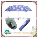 China Manufacturer Automatic 3 Fold Promotional Umbrella
