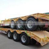 2 Axles Heavy Duty Machinery Transport Low Bed Semi Trailer (axle or Size Optional) thumbnail-4