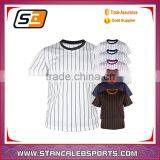 Stan Caleb 2016 Mens v Neck Baseball Striped Raglan t Shirt Team Sports Tee Tops thumbnail-1