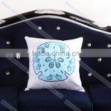 Embroidered Jelly Fish Cushion Cover Modern Decorative Throw Pillows for Couch thumbnail-1