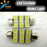 2014 New Product Auto Dome Festoon Light 39mm 9SMD 5050 Wholesale Price Car Interior Reading Lights