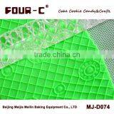 Cute Quilt Embossed Gumpaste Decorating Roling Pin Decor Gumpaste Roller Embossing Tools