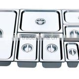 304 stainless steel gastronorm container/all size GN pan food container