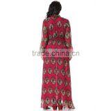 The Summer Dress Code of the New D Family of Irregular Sacred Heart Printed Chiffon Italy Classical Romantic Style thumbnail-3