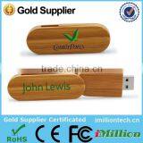 Novelty ECO-Friendly 8GB 32GB Wooden USB Pen Drive thumbnail-2