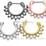 Unique designs of nose rings jewelry decorative free nose rings