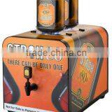 liquor chiller shot machine 2 bottles Liquor machine led display temperature control tap liquor machine