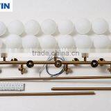 Model New Pendant Lamps Hotel Lobby Opal Glass Chandelier Lights thumbnail-6
