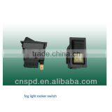 24v Truck Push Button Switch With Led Light 2 Outlet Pins With Lock