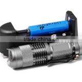 Most Powerful Zoom Aluminum q5 Led Torch Flashlight thumbnail-5