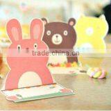 Color Rabbit Printing Cardboard Greeting Card Wholesale