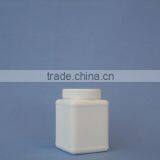 300 Ml. Orange Square Hdpe Plastic Jar With Aluminum Foiled Cap thumbnail-5