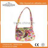 Factory Wholesale Cotton Bright Quilted Fabric Organic Women Oem Beach Satchel thumbnail-2