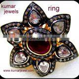 Big kundan ring