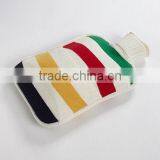 Stripe Hot Water Bottle Cashmere Cover
