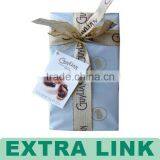 Factory Directly Sale Luxury Chocolate Box With Ribbon and Hang Tag