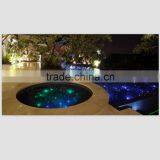 Fiber Optic Light in Swimming Pool Showing Shooting Star Effect , Twinkle , Fireworks , LED Thunder Effect thumbnail-1