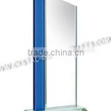 new arrival cheap blank glass trophy award in 2015 glass award trophy wholesale