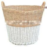 Handmade Rattan Laundry Basket, Bakery Bread Basket Eco Friendly From Vietnam thumbnail-1