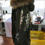Fake Fur Jacket, Women's Clothing, Green, Polyester thumbnail-2