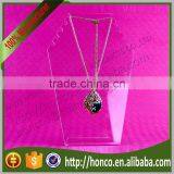 Best Selling Clear Colour Acrylic Necklace Stand Jewelry Rack Display,wave Edge thumbnail-3