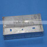 BS4662 Standard 3x6 Two Gang GI Box 35mm Deep Switch Wall Box thumbnail-2