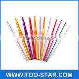 Multicolor Metal Handle Aluminum Crochet Hooks Knit Needles Crochet Hooks thumbnail-3