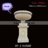 Elegant Yellow Marble Flowerpot Cheap thumbnail-1