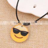 2016 Fashion Jewelry Pendant Acrylic Emoji Necklace For Wholesale China thumbnail-4