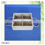 Wholesale Antique Rope Handles Decorating Wooden Box thumbnail-1