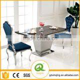TH349 Home Furniture Luxury Modern Black Small Dining Room Tables thumbnail-1