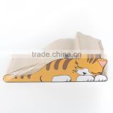 Factory supplier Printed paper cat shape Cardboard Cat Scratcher Lounge