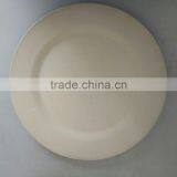 Western Bamboo Fibre Biodegradable Tableware Dishes Plate, Dishwasher Safe Plate for Camping and Party thumbnail-3