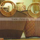 High Quality Best Selling Bamboo Shopping Bag WITH HANDLE From Vietnam thumbnail-1