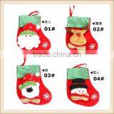 Christmas Stocking Santa Snowman Sock Sack Gift Bag Tree Ornament Decoration thumbnail-3