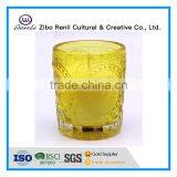 Crystal Cheap Christmas Glass Votive Candle Holders With Embossed thumbnail-2