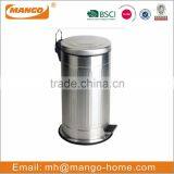 Soft Closing Kitchen Foot Pedal Stainless Steel Trash Bin thumbnail-4