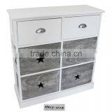 Home Furniture Rustic Chest of Drawer Storage Drawer Cabinet thumbnail-5