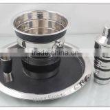 Stainless Steel Bar Set With Leather thumbnail-1