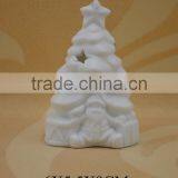 Christmas Tree Shape Porcelain Christmas Decoration With LED Light thumbnail-3