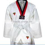 Kicksport Diamond Weave White Taekwondo Uniform - WTF Style 180cm Size 4 New thumbnail-2