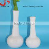 Popular Design Style Home Decoration White Ceramic Flower Vase thumbnail-2