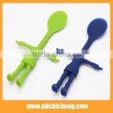 4pcs Silicone Man Shape Kitchen Tools, Silicone Spoon, Silicone Brush, Silicone Spatula, Silicone Eggbeater thumbnail-1